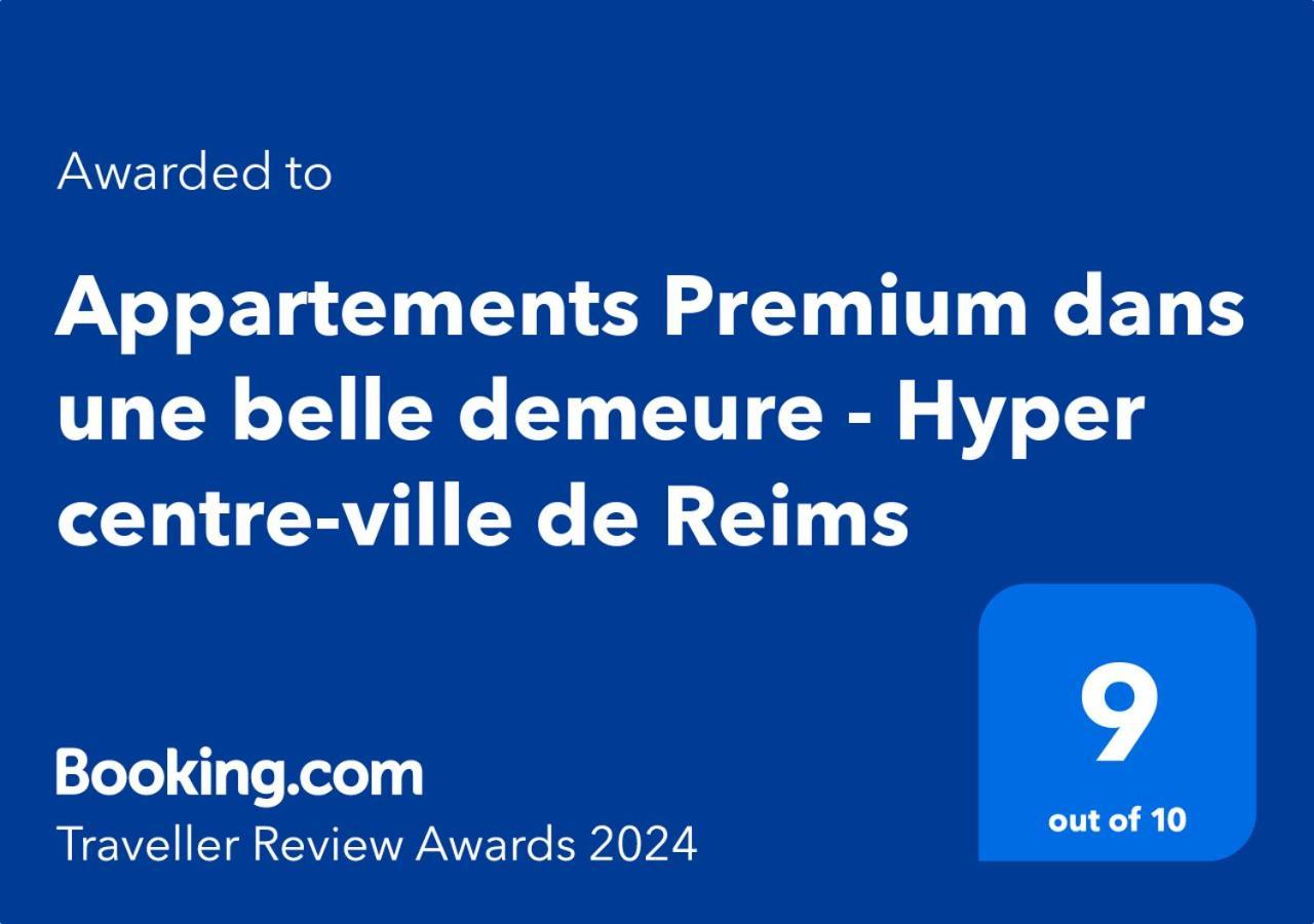 Appartement Premium Dans Une Belle Demeure - Hyper Centre-Ville De 兰斯 外观 照片